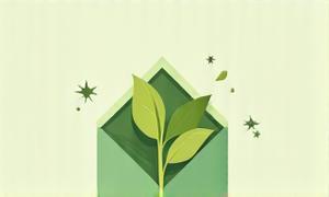 Email icon with a sprout growing, symbolizing growth through daily health tips.